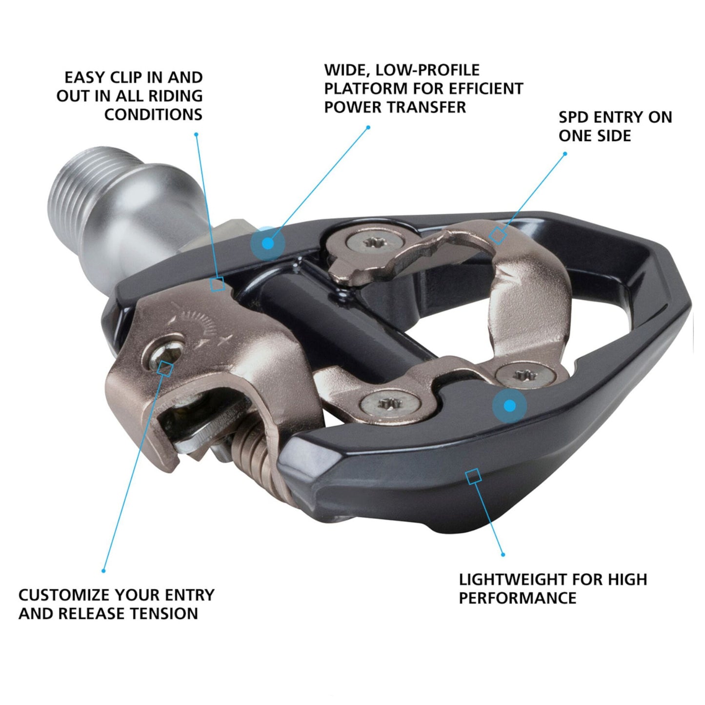 Shimano Ultegra Level Shimano SPD Clipless Bike Pedals ES600 Alternate 5