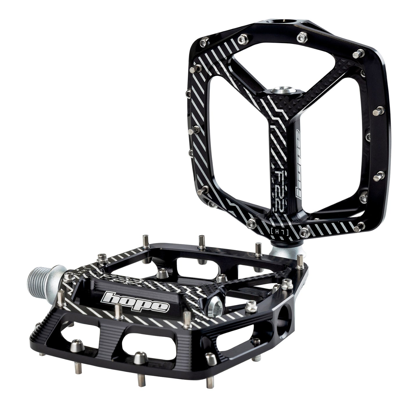 Hope F22 Black 9/16 Inch Platform Bike Pedals