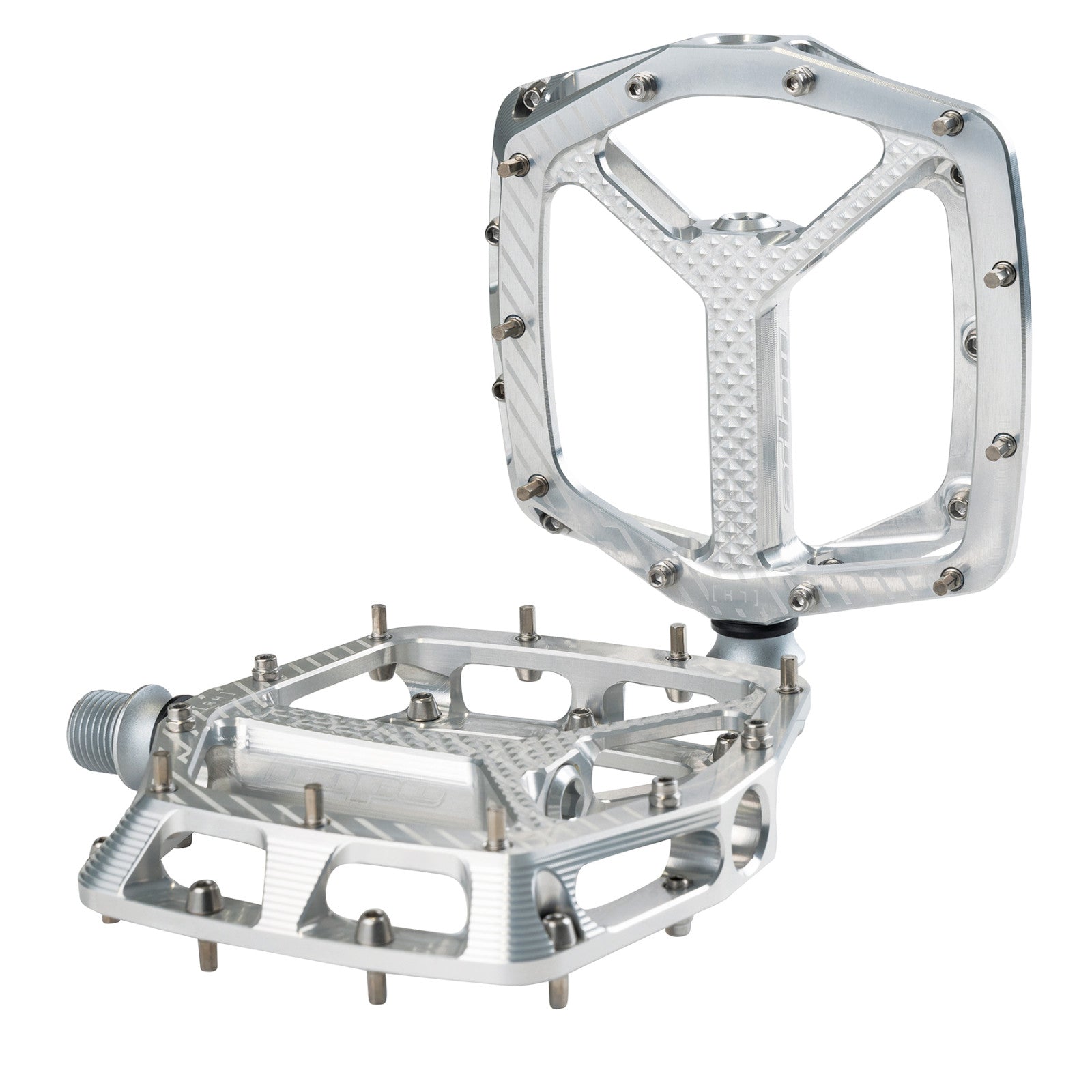 Hope F22 Silver 9/16 Inch Platform Bike Pedals
