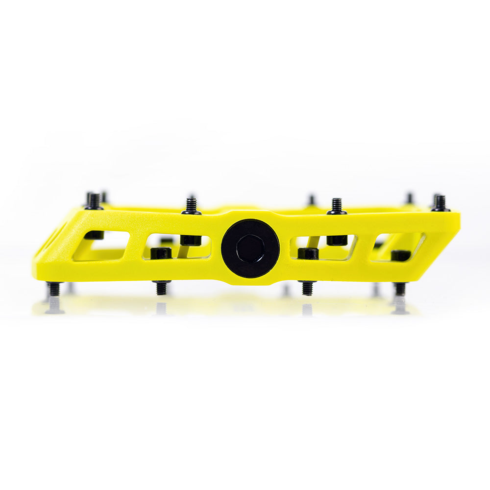 Gusset Slim Jim Nylon Neon Lime 9/16 Inch Platform Bike Pedals Alternate 1