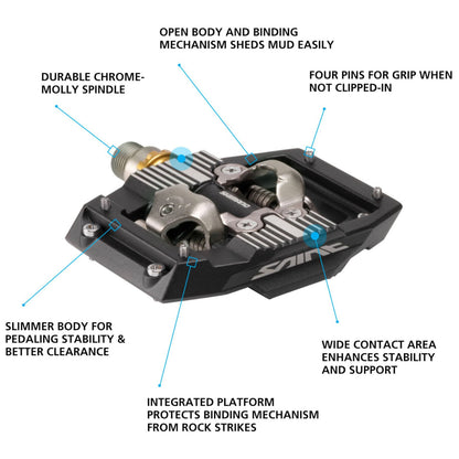 Shimano Saint M821 Shimano SPD Clipless Bike Pedals Alternate 4