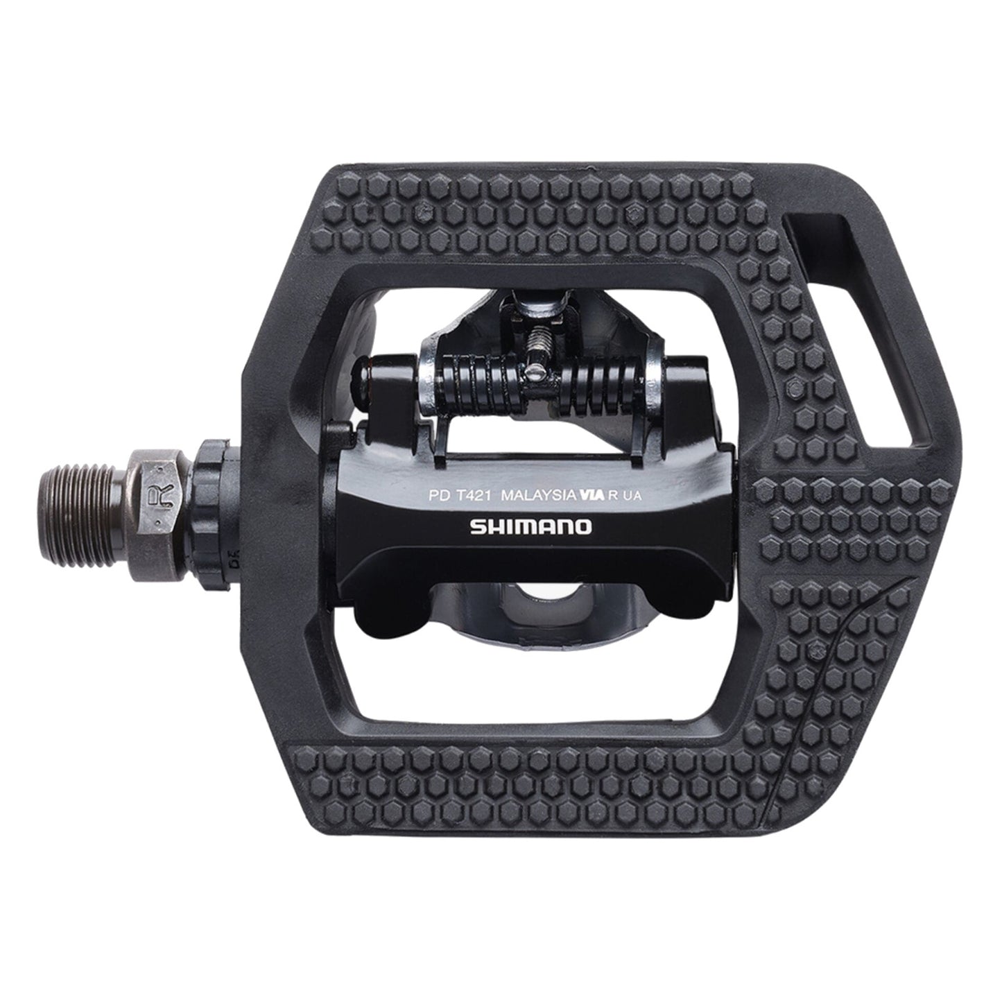 Shimano CLICK'R Pop Up Mechanism Shimano SPD Clipless Bike Pedals T421 Alternate 3