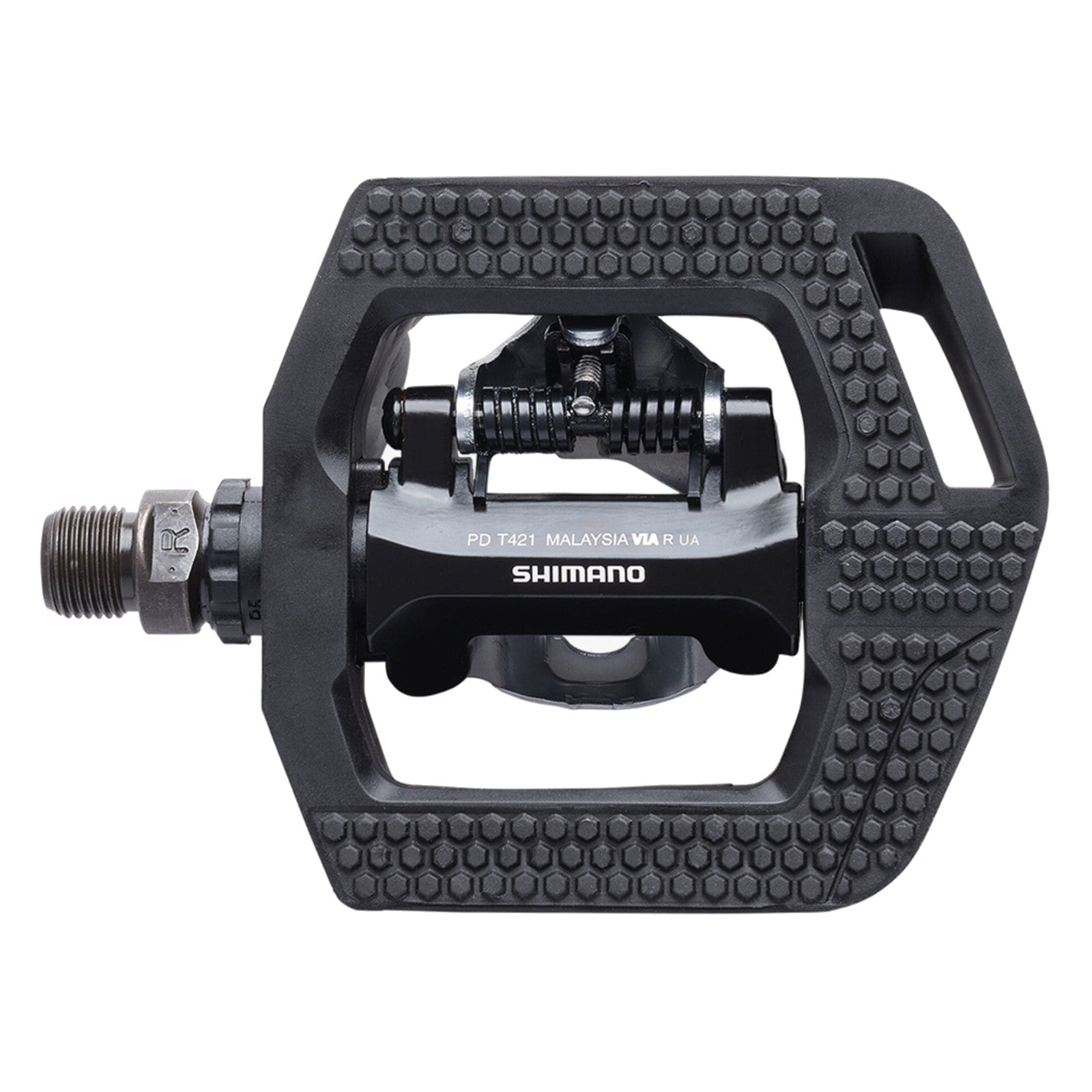 Shimano CLICK'R Pop Up Mechanism Shimano SPD Clipless Bike Pedals T421 Alternate 3