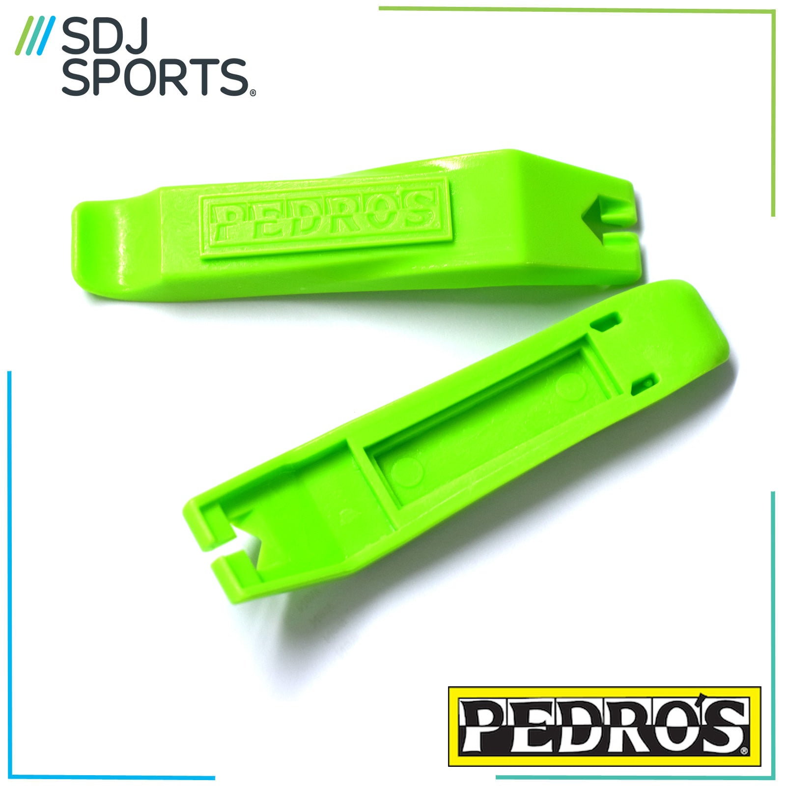 Pedro's Plastic Bike Tyre Levers Green