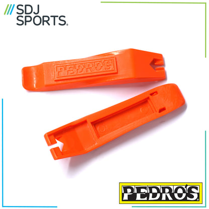 Pedro's Plastic Bike Tyre Levers Orange