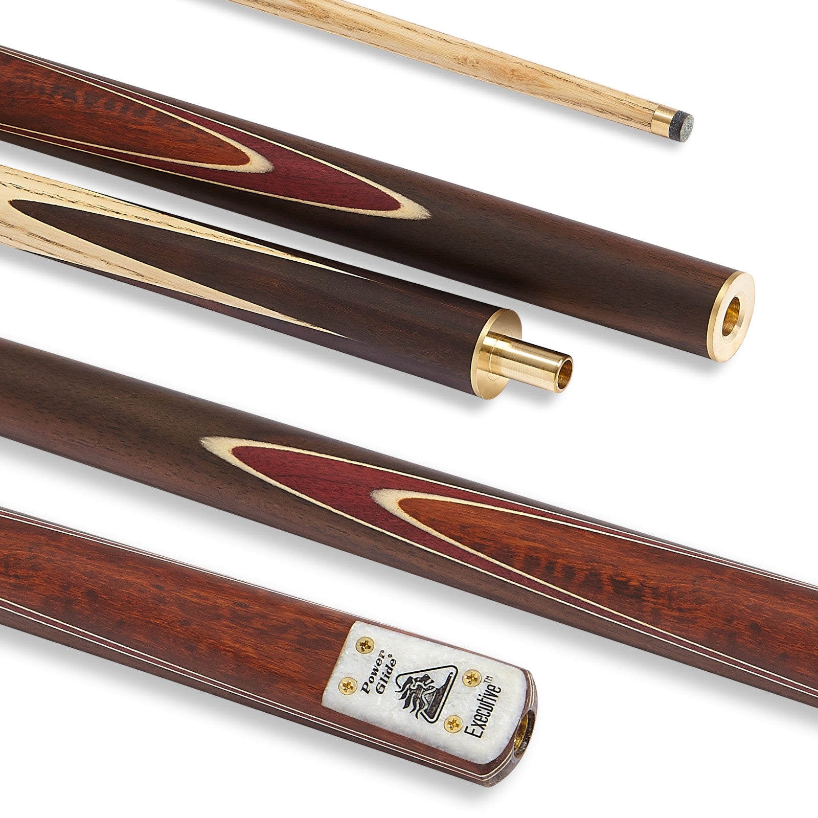 PowerGlide Executive 3/4 2 Piece 57" 9.5mm 17oz Snooker Cue