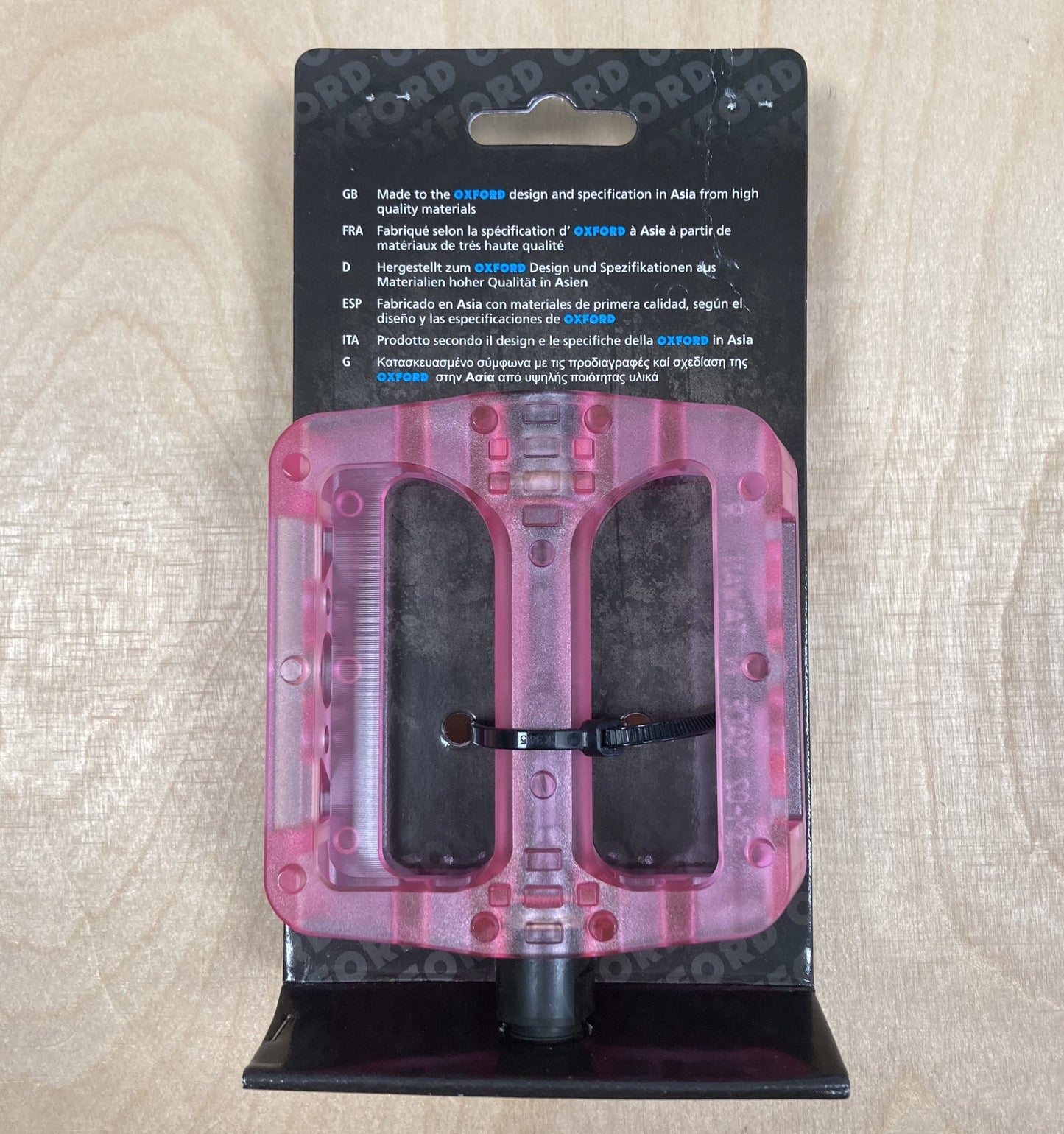 Oxford Platform Crystal Pink 9/16 Inch Platform Bike Pedals Alternate 3