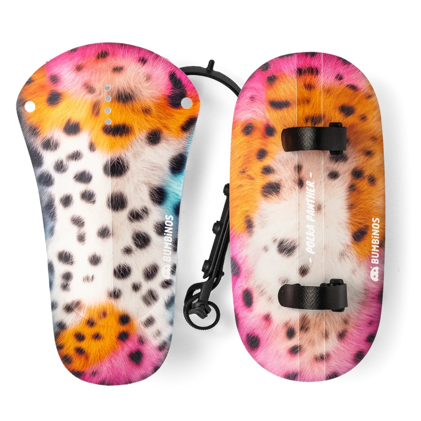 Bumbinos Splash Pack Polka Panther Clip On Kid's Bike Mudguard Set