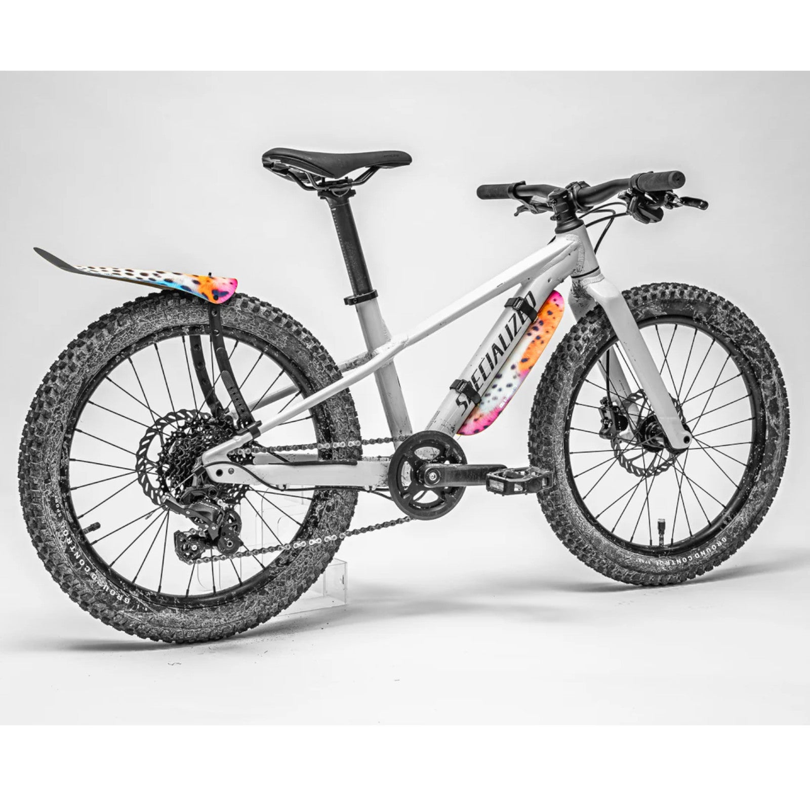 Bumbinos Splash Pack Polka Panther Clip On Kid's Bike Mudguard Set Alternate 1