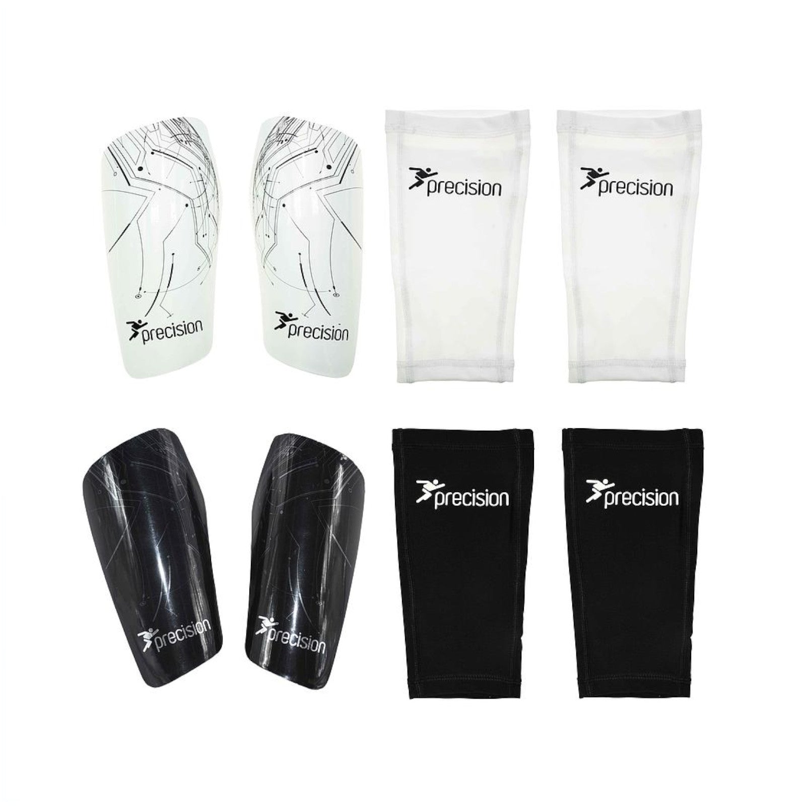 Precision Pro Matrix Shinguards Large Football Accessory Collection