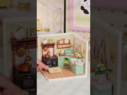 Rolife Holiday Tea Time DIY Miniature House 3D Puzzle DW023