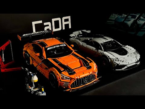 CaDA Mercedes-AMG GT3 Supercar Brick Set 3D Model 5466 Pieces 1:8 C64008W
