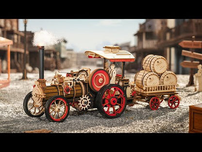 ROKR Steam Engine Mechanical 3D Wooden Puzzle LKA01