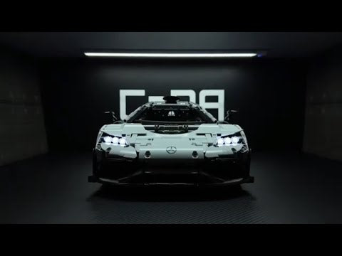 CaDA Mercedes-AMG Project ONE Supercar Brick Set 3D Model 3295 Pieces 1:8 C61503W