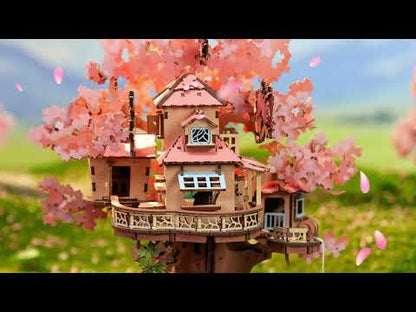 Rolife Sakura Tree House DIY TGS04 Wooden 3D Puzzle