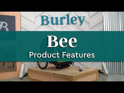 Burley Bee Double Trailer - Yellow