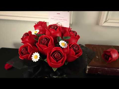 Rolife Red Rose Bouquet DIY 3D Puzzle AF02J