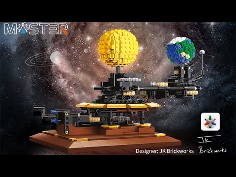 CaDA The Solar System 3D Model Brick Set 865 Pieces C71004W
