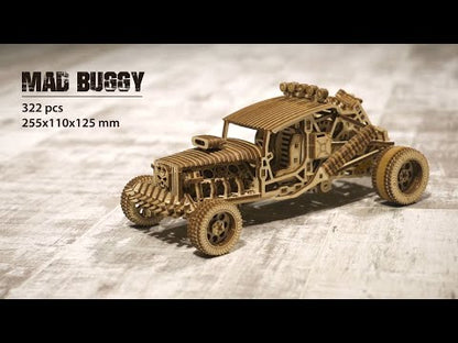 Wood Trick Mad Buggy 'Mad Max' Wooden Model 3D Puzzle WDTK002