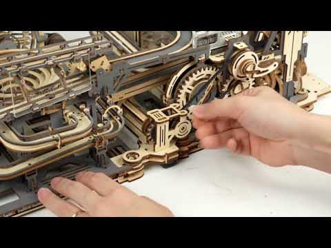 ROKR Marble Run Link Pack (Spaceport & Night City) 3D Puzzle LG01