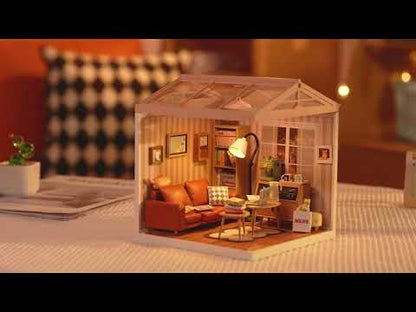 Rolife Cozy Living Lounge Super Creator DIY Minature House DW007 3D Puzzle