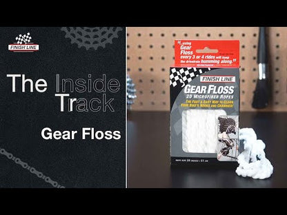 Finish Line Gear Floss Microfiber Rope 20 Pack Bike Cleaner