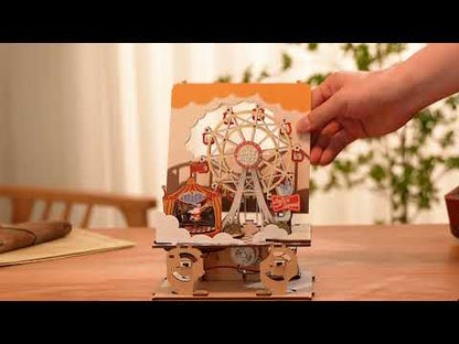 Rolife Sunset Carnival DIY Music Box Wooden 3D Puzzle AMT01