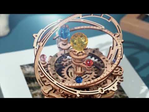 ROKR Starry Night Orrery Mechanical Music Box 3D Puzzle AMK51