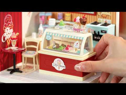 Rolife Flavorful Ice Cream Super Creator DIY Miniature House DW018B 3D Puzzle