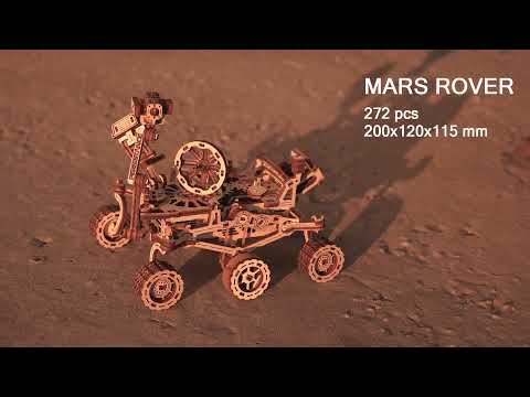 Wood Trick Mars Rover Mechanical Wooden Model 3D Puzzle WDTK021