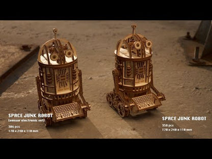 Wood Trick Space Junk Robot (Mechanical) Wooden Model 3D Puzzle WDTK073