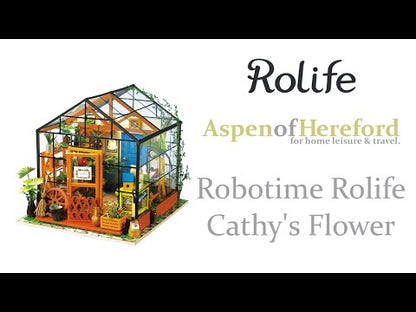 Rolife Cathy’s Flower House DIY Miniature House 3D Puzzle DG104