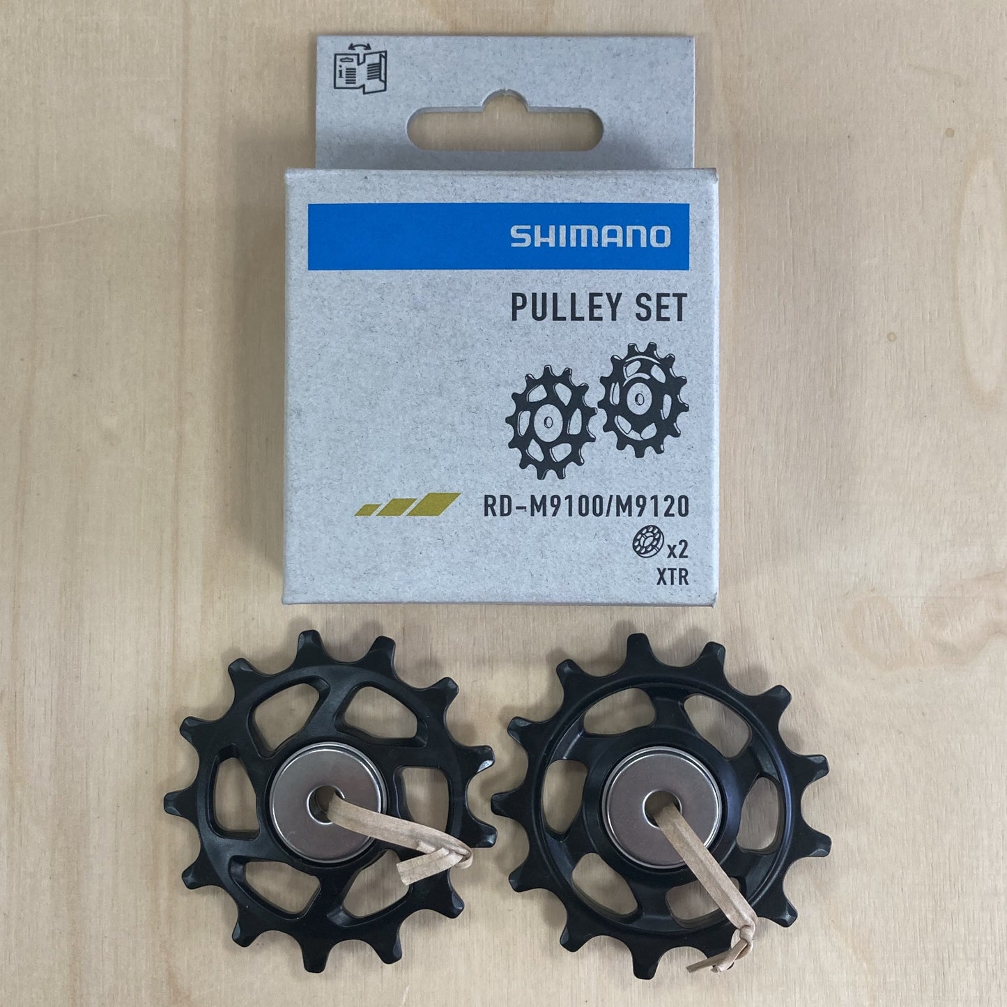 Shimano RD-M9100 Tension and Guide Pulley Set for Rear Derailleur