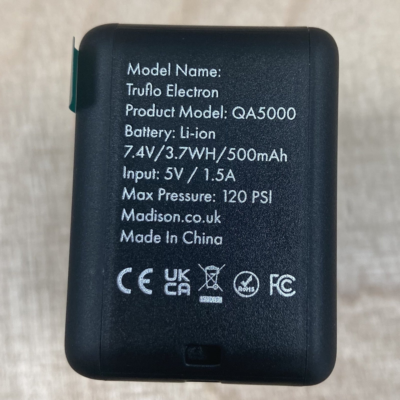 Truflo Electron Compact Electric Mini Bike Pump Alternate 7