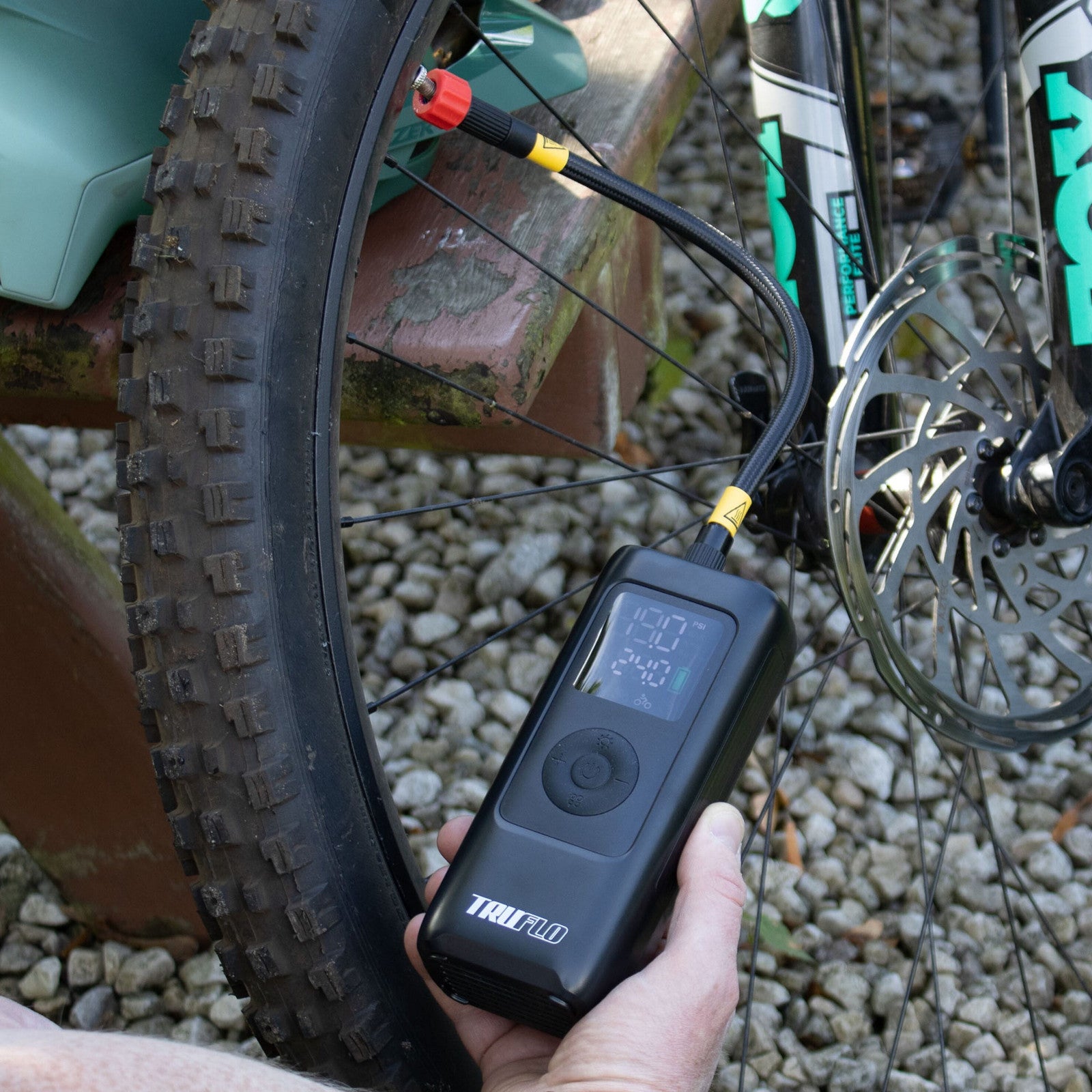 TruFlo Electron Max Electric High Pressure Mini Bike Pump Alternate 4