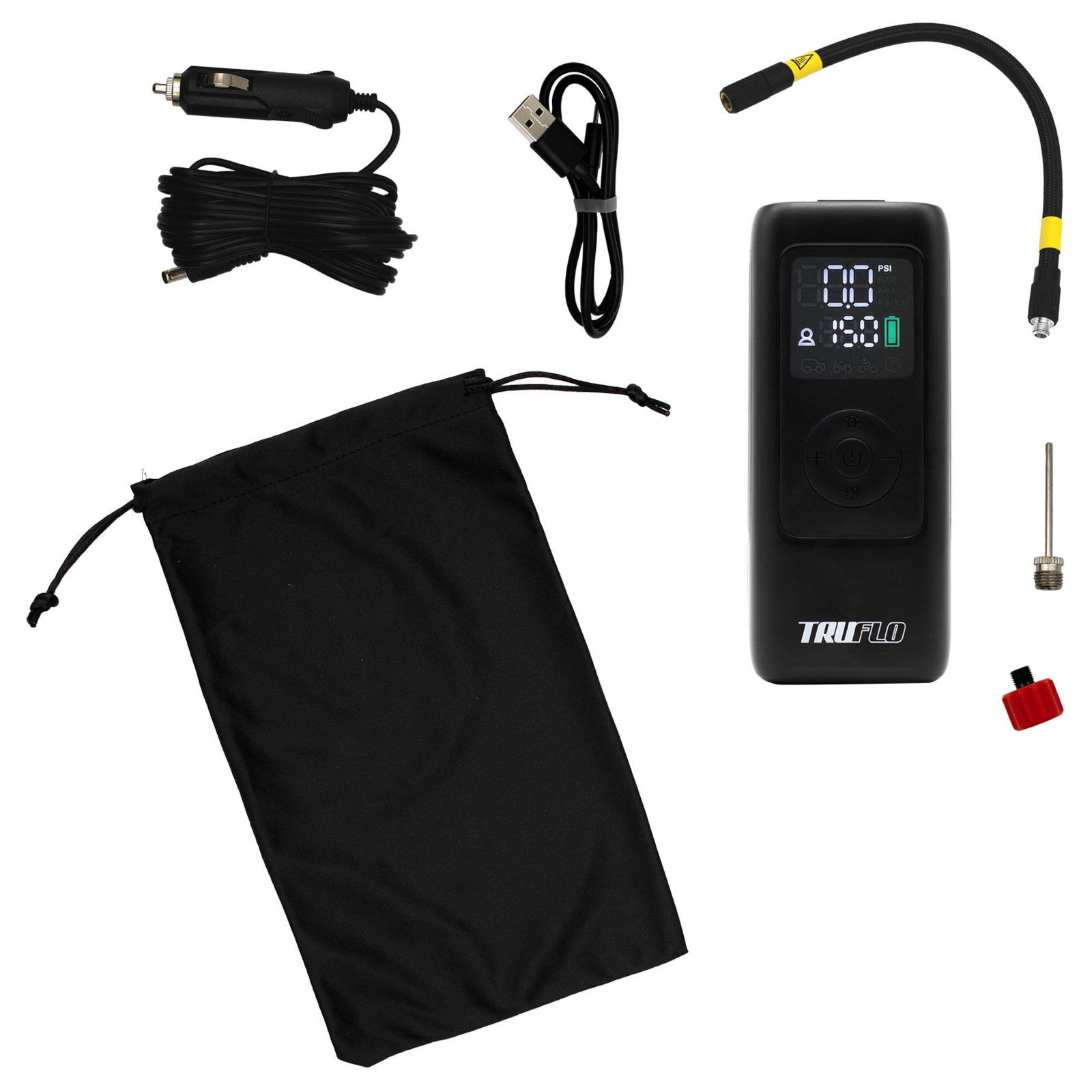 TruFlo Electron Max Electric High Pressure Mini Bike Pump