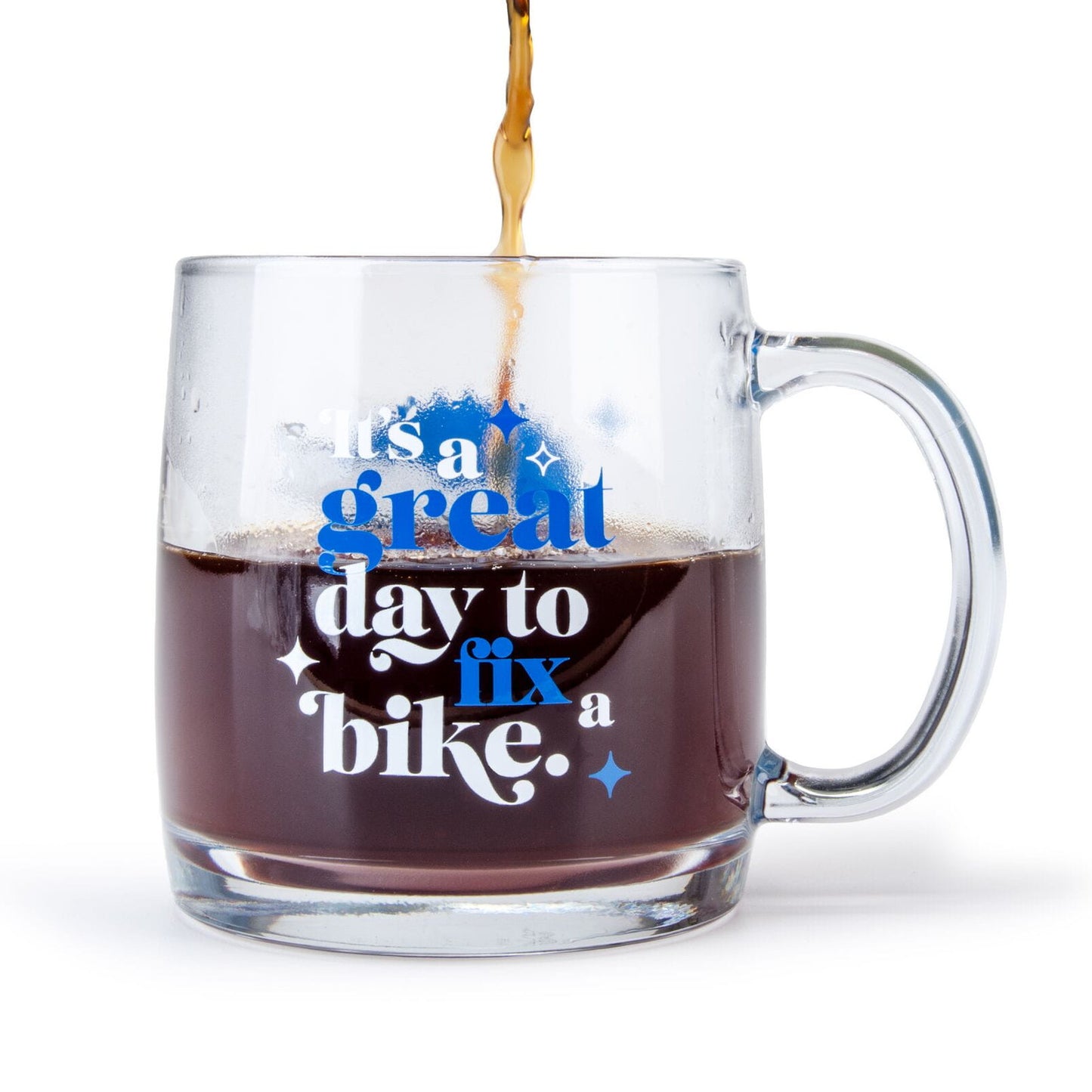 Park Tool MUG-7 Glass Mug With Park Tool Logo Bike Workshop Tool Alternate 1