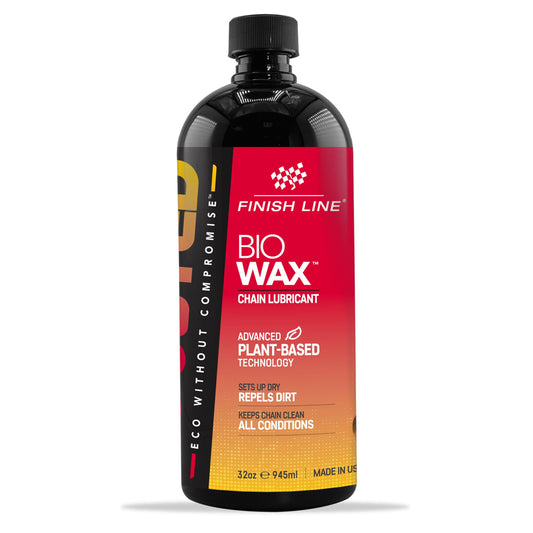 Finish Line BOOSTED Bio Wax Chain Lubricant - Plant-Based - 32oz/946ml - Bottle Bike Chain Lube