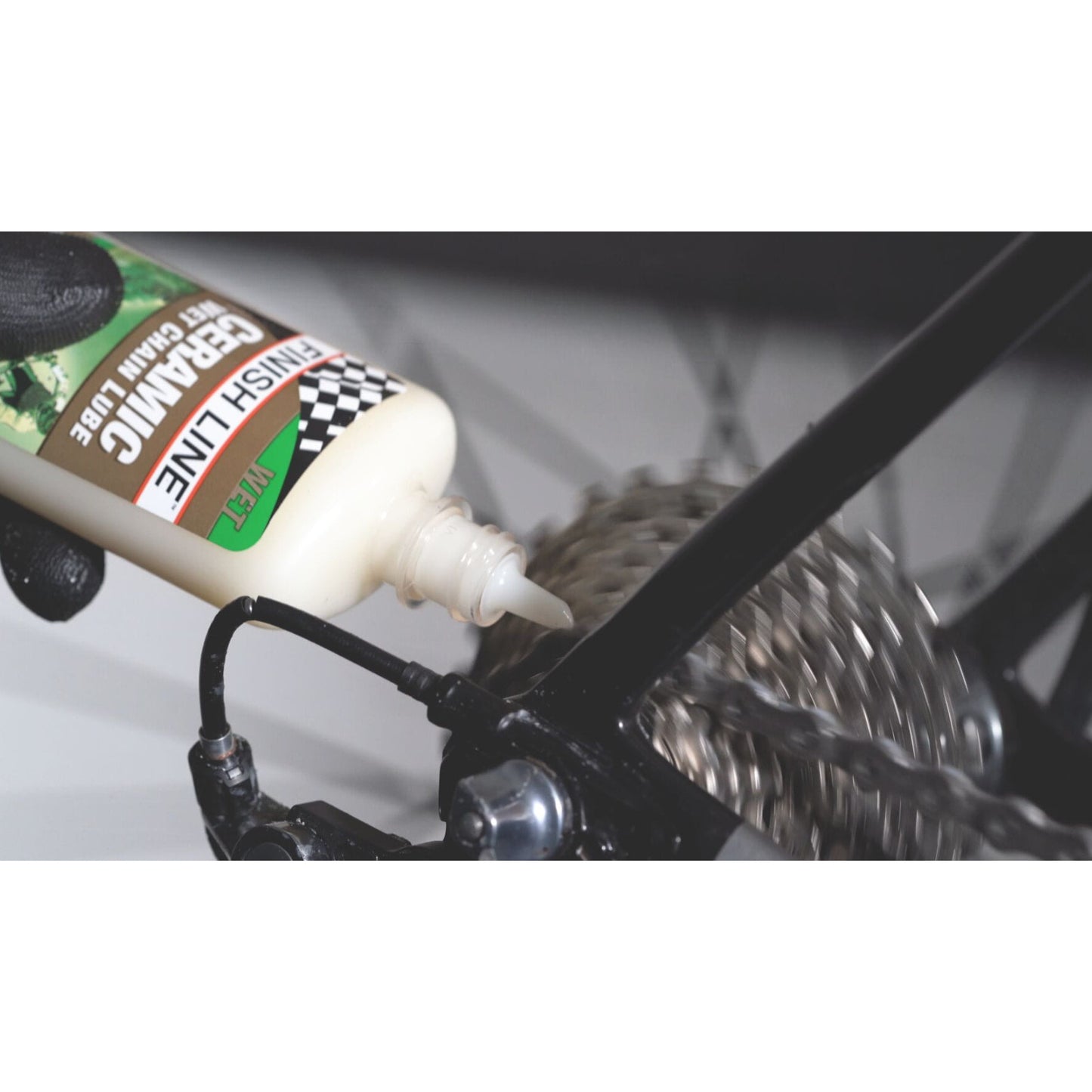 Finish Line Ceramic Wet Chain Lube 4 oz / 120 ml Bike Chain Lube Alternate 2
