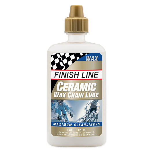 Finish Line Ceramic Wax Chain Lube 4 oz / 120 ml Bike Chain Lube