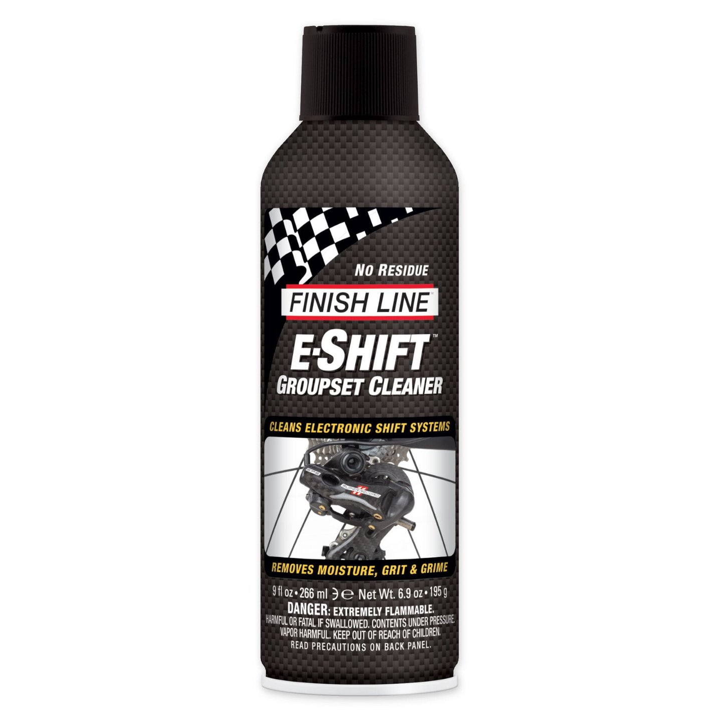 Finish Line E-Shift Groupset Cleaner Aerosol 9 oz / 270 ml Bike Cleaner