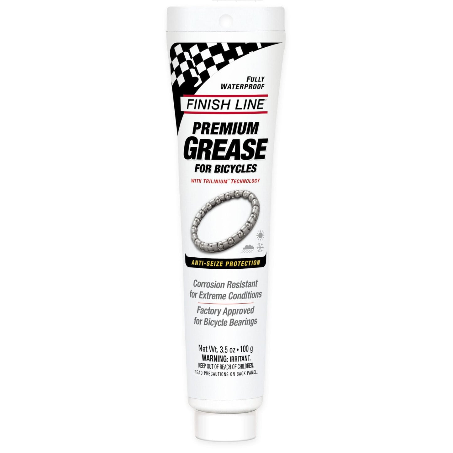 Finish Line Premium Grease (Ceramic Tech) Tube - 3.5 oz / 100 g Bike Grease