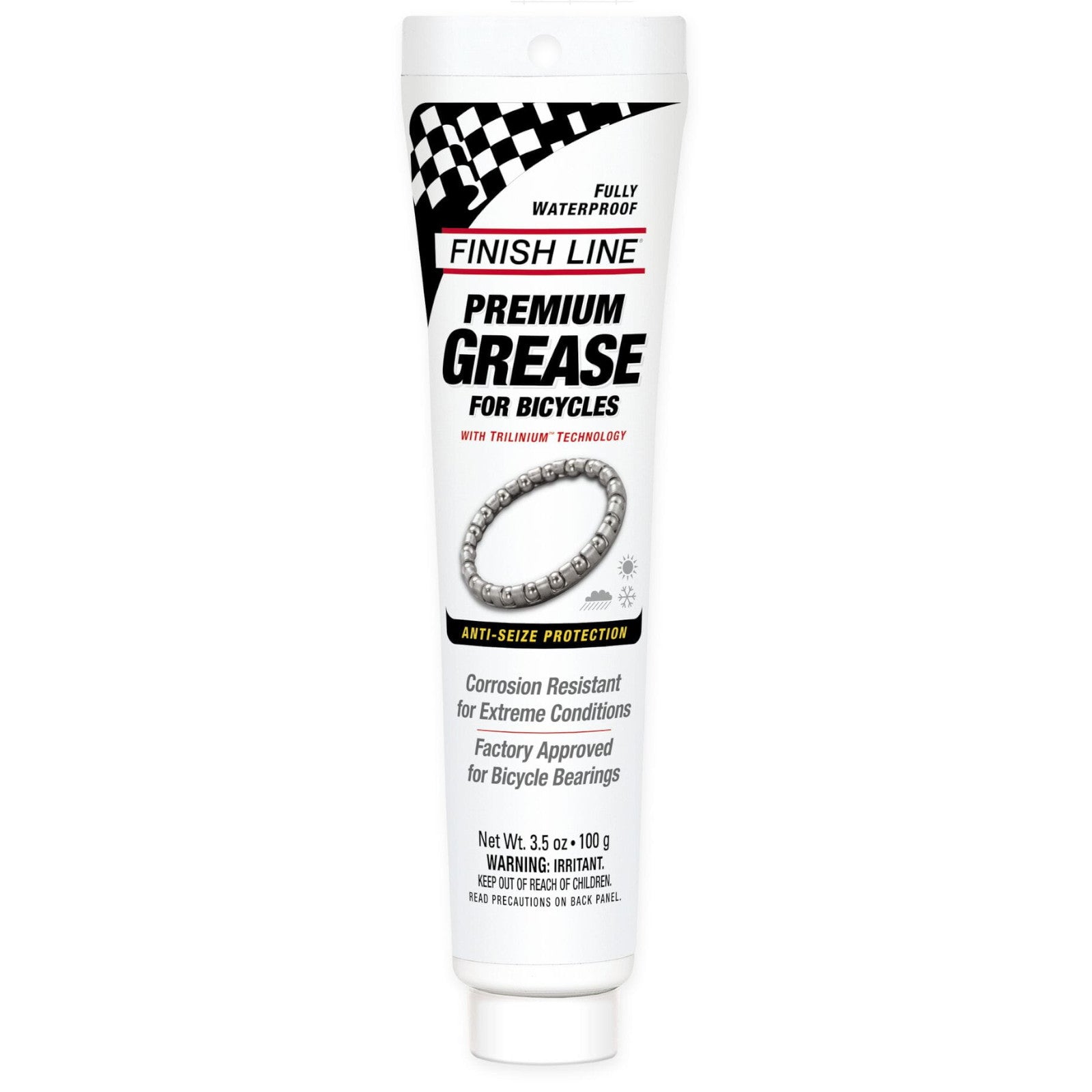 Finish Line Premium Grease (Ceramic Tech) Tube - 3.5 oz / 100 g Bike Grease