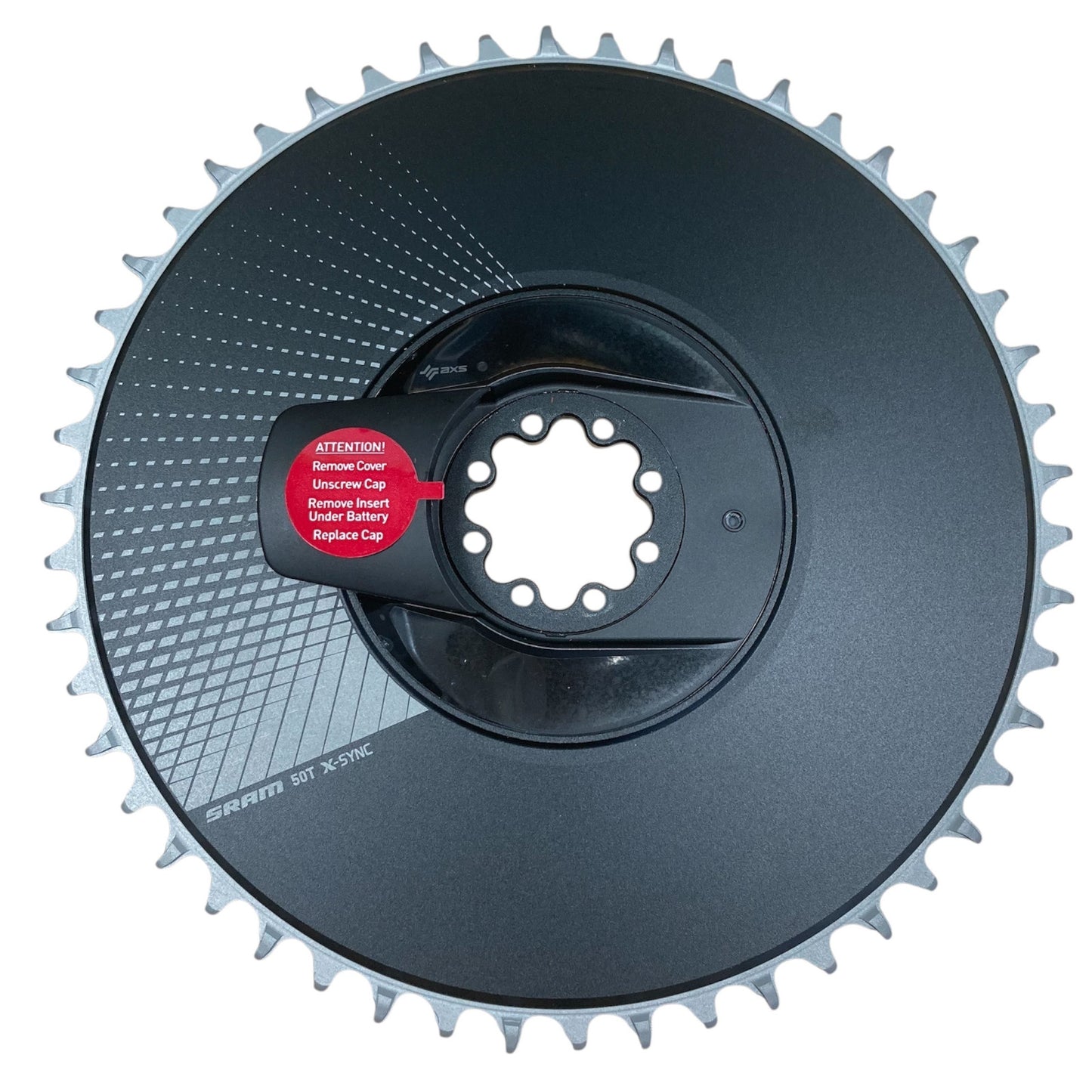 Quarq DM AXS D1 Aero Schwarz 50T Fahrrad-Leistungsmesser