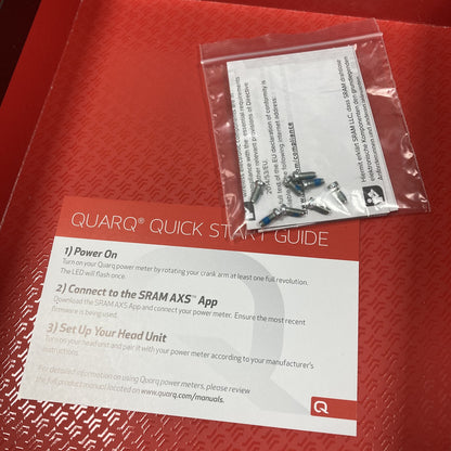 Quarq DM AXS D1 Aero Schwarz 50T Fahrrad-Leistungsmesser