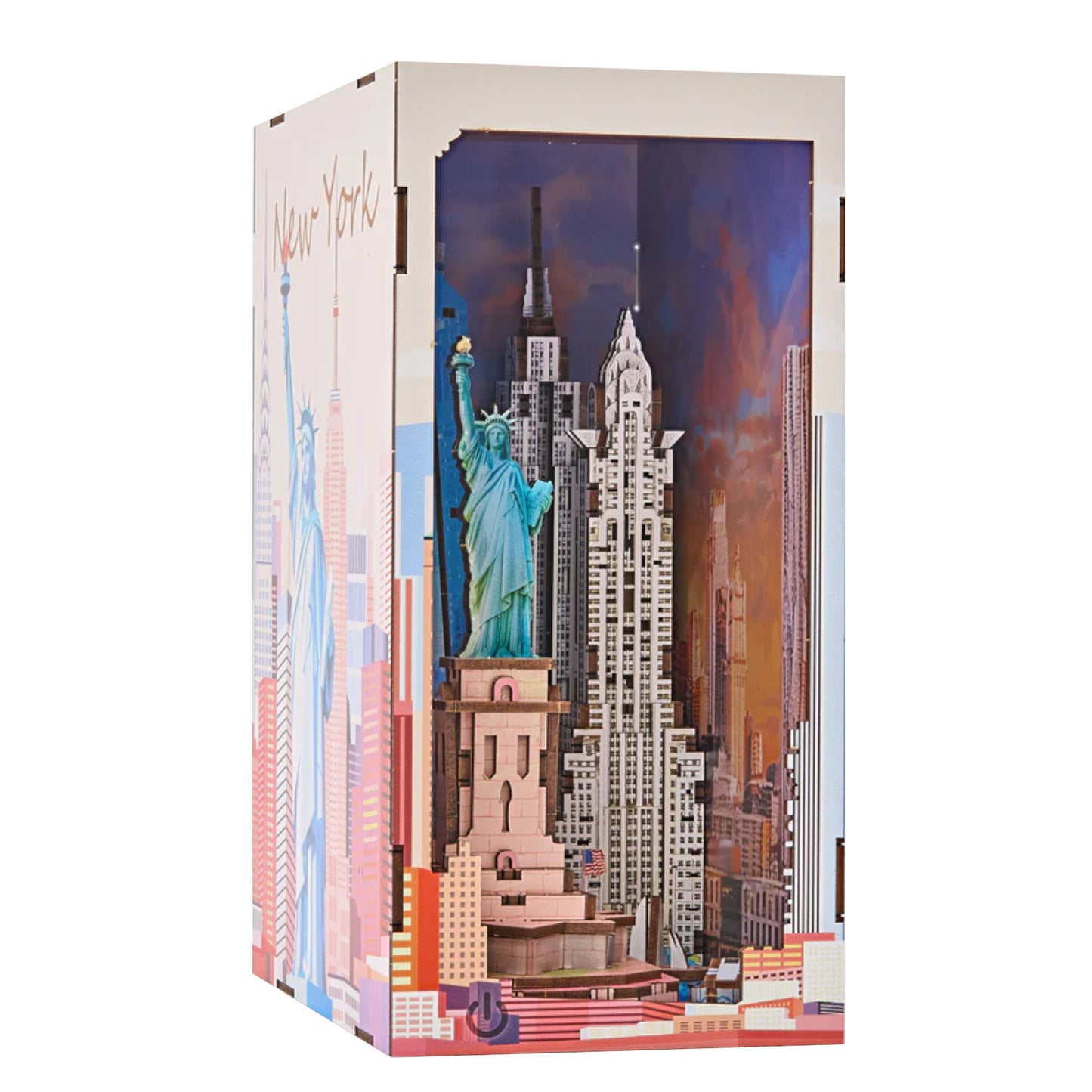 Revell New York Tiny Adventures Book Nook 00540 3D Puzzle Alternate 1