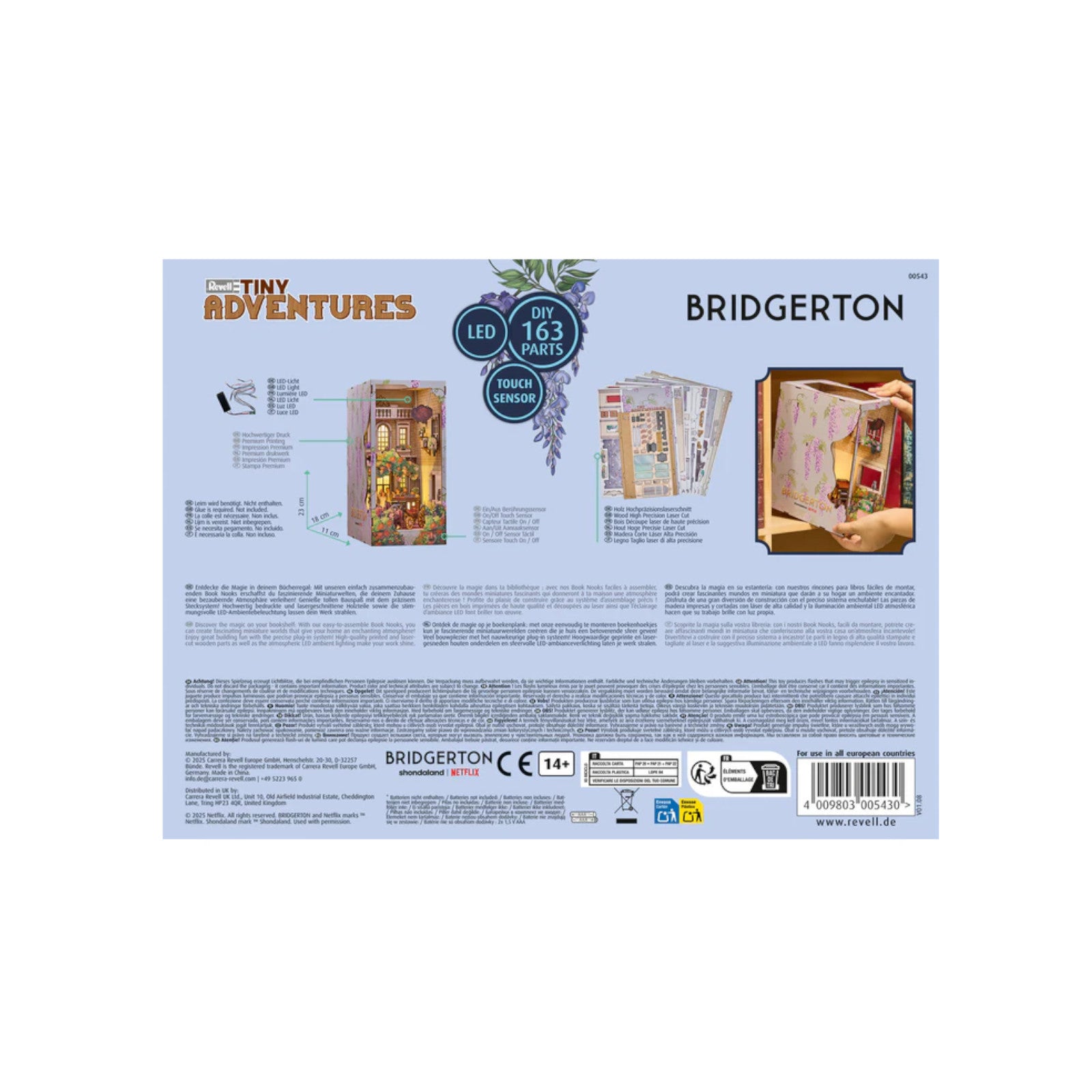 Revell Into The Light Bridgerton Tiny Adventures Book Nook 00543 3D Puzzle Alternate 2