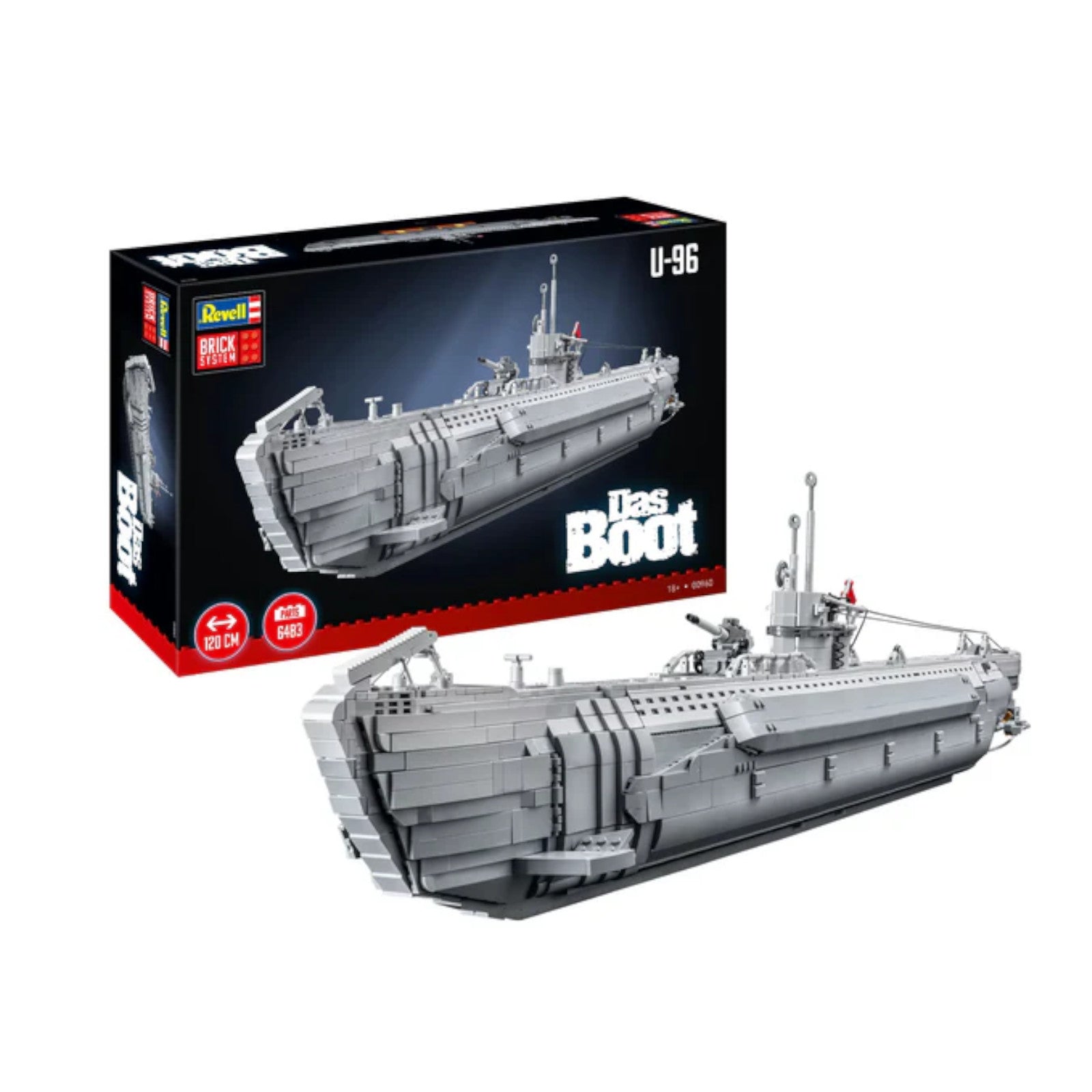 Revell U-Boat Das Boot Brick System 00960 Submarine Model Kit