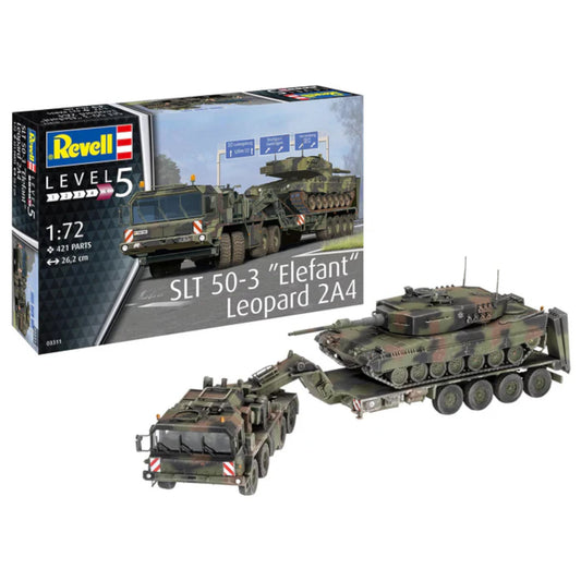 Revell SLT 50-3 Elefant & Leopard 2A4 03311 Tank Model Kit