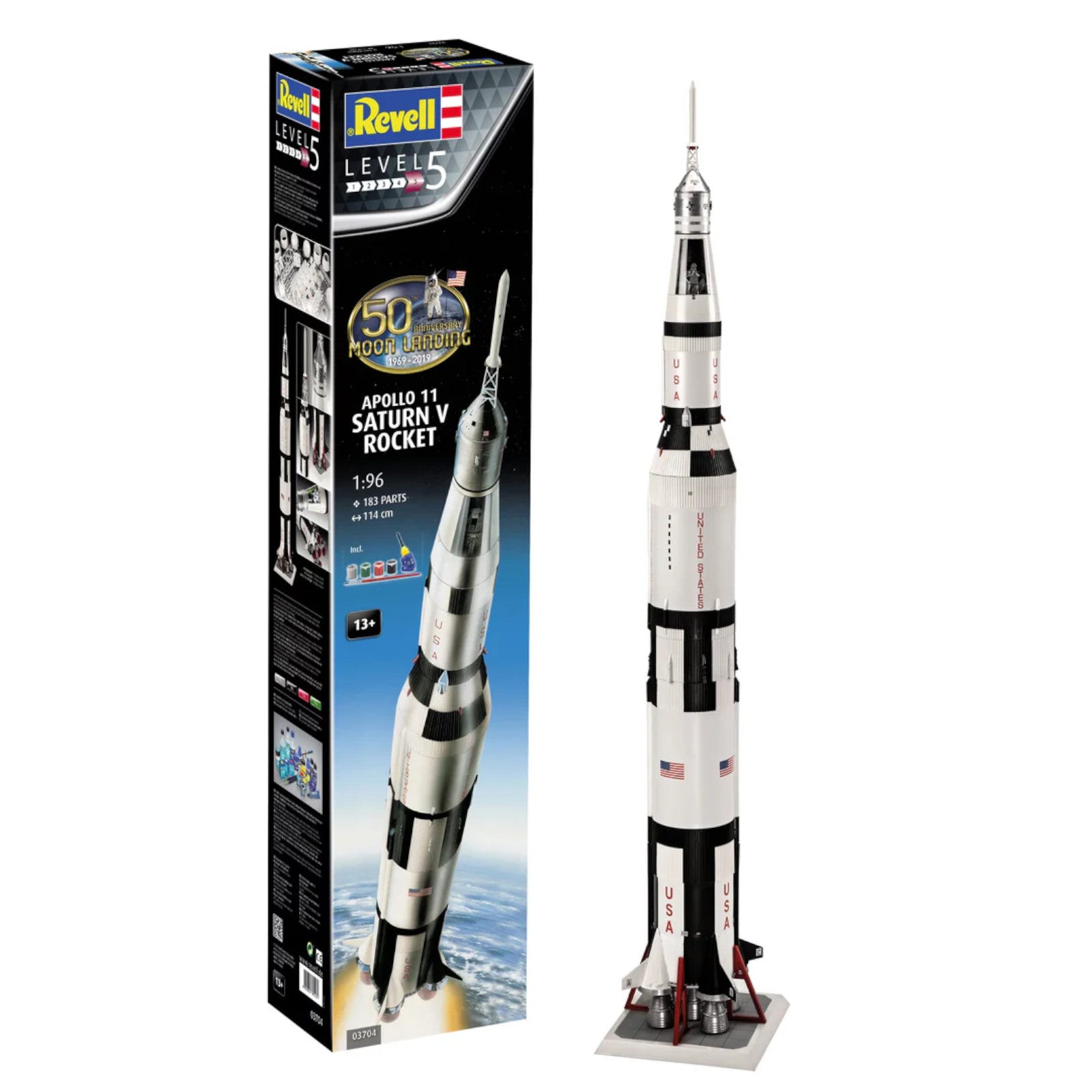 Revell Apollo 11 Saturn V Rocket Gift Set 03704 3D Puzzle